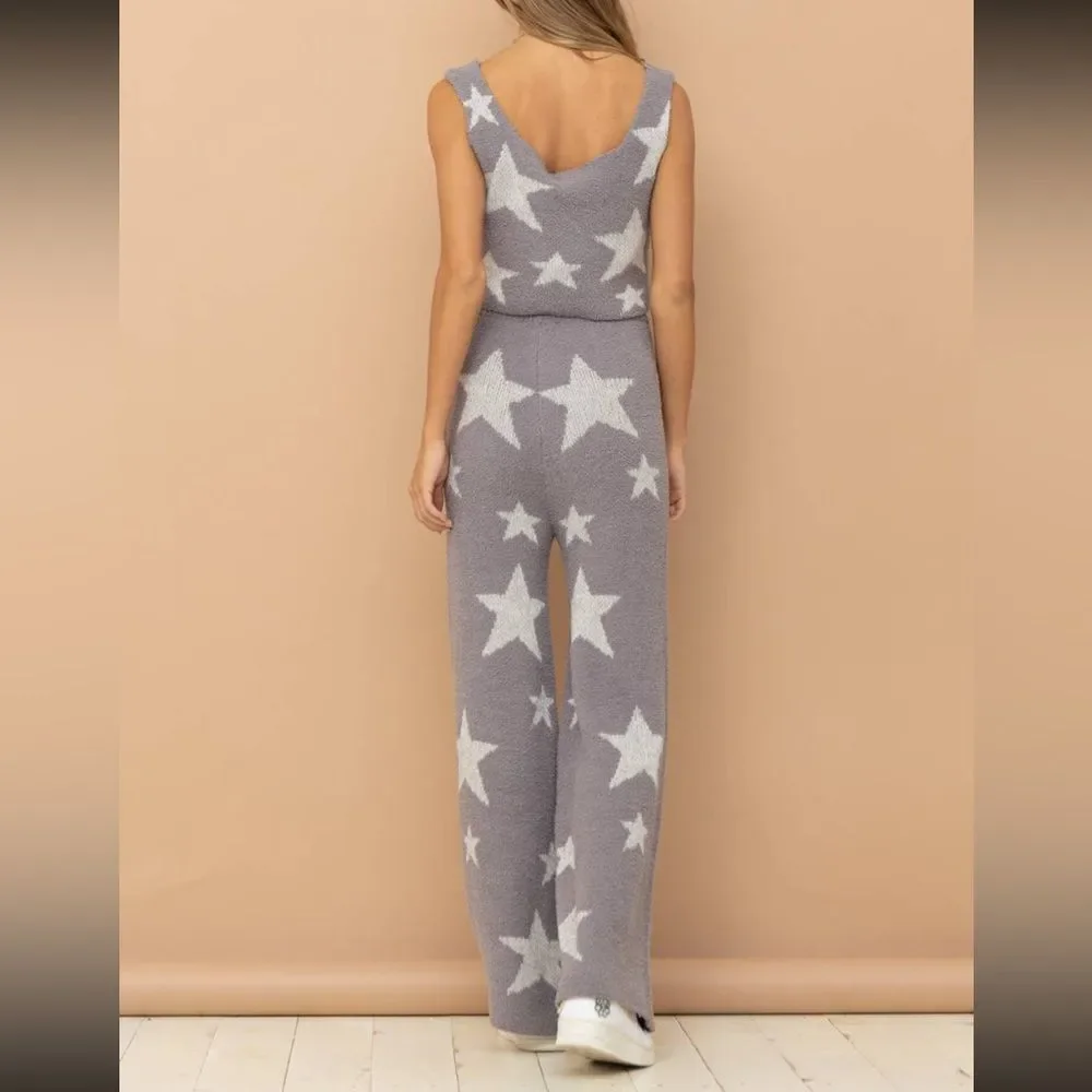 Star Print Tank Pant Set - Picture 3 of 6